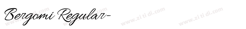 Bergomi Regular字体转换 Bergomi Regular字体转换